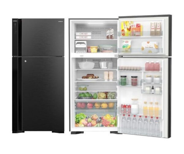 Hitachi 760 Liter Top Mount Refrigerator, Inverter Compressor, Double Door Brilliant Color Black Model – RV760PU7KBBK – 1 Year Full 10 Years Compressor - Image 11