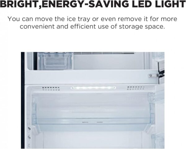 Hitachi 760 Liter Top Mount Refrigerator, Inverter Compressor, Double Door Brilliant Color Black Model – RV760PU7KBBK – 1 Year Full 10 Years Compressor - Image 6
