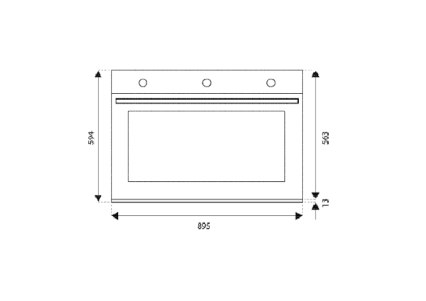 Bertazzoni
Bertazzoni Professional Series Built-In Electric Oven 90cm / new no cartoon - Image 2