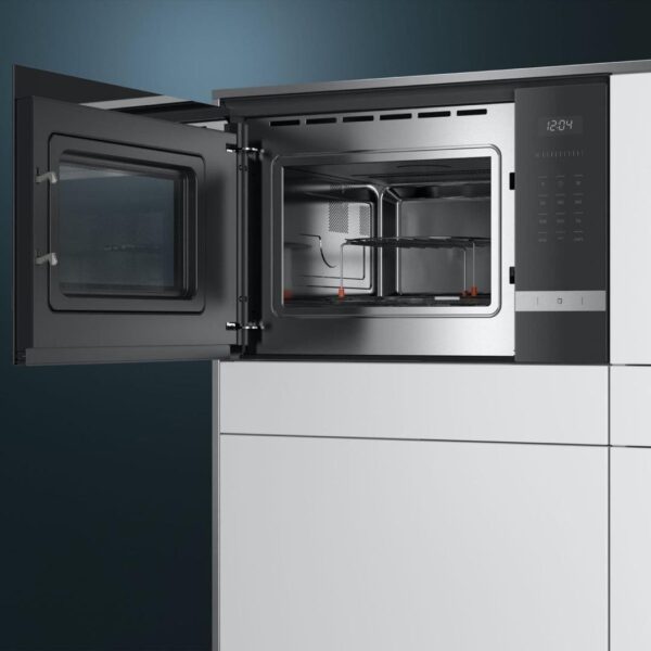 Siemens iQ500 Built-in Microwave Oven With Grill 25L BE555LMS0M Black - Image 3