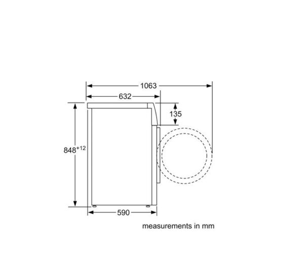 Bosch Serie 8 // 9kg Front Load Washing Machine, Silver, Model German 
New no cartoon 6 moth warranty - Image 2