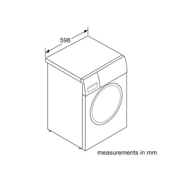 Bosch Serie 8 // 9kg Front Load Washing Machine, Silver, Model German 
New no cartoon 6 moth warranty - Image 6