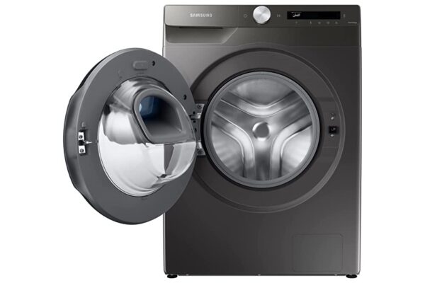 Samsung 9 Kg Front Load Washing Machine, 1400 RPM, AI Control, Eco Bubble, 15 Quick Wash, Color Silver Model – WW90T554DAN – 1 Year Warranty. - Image 5