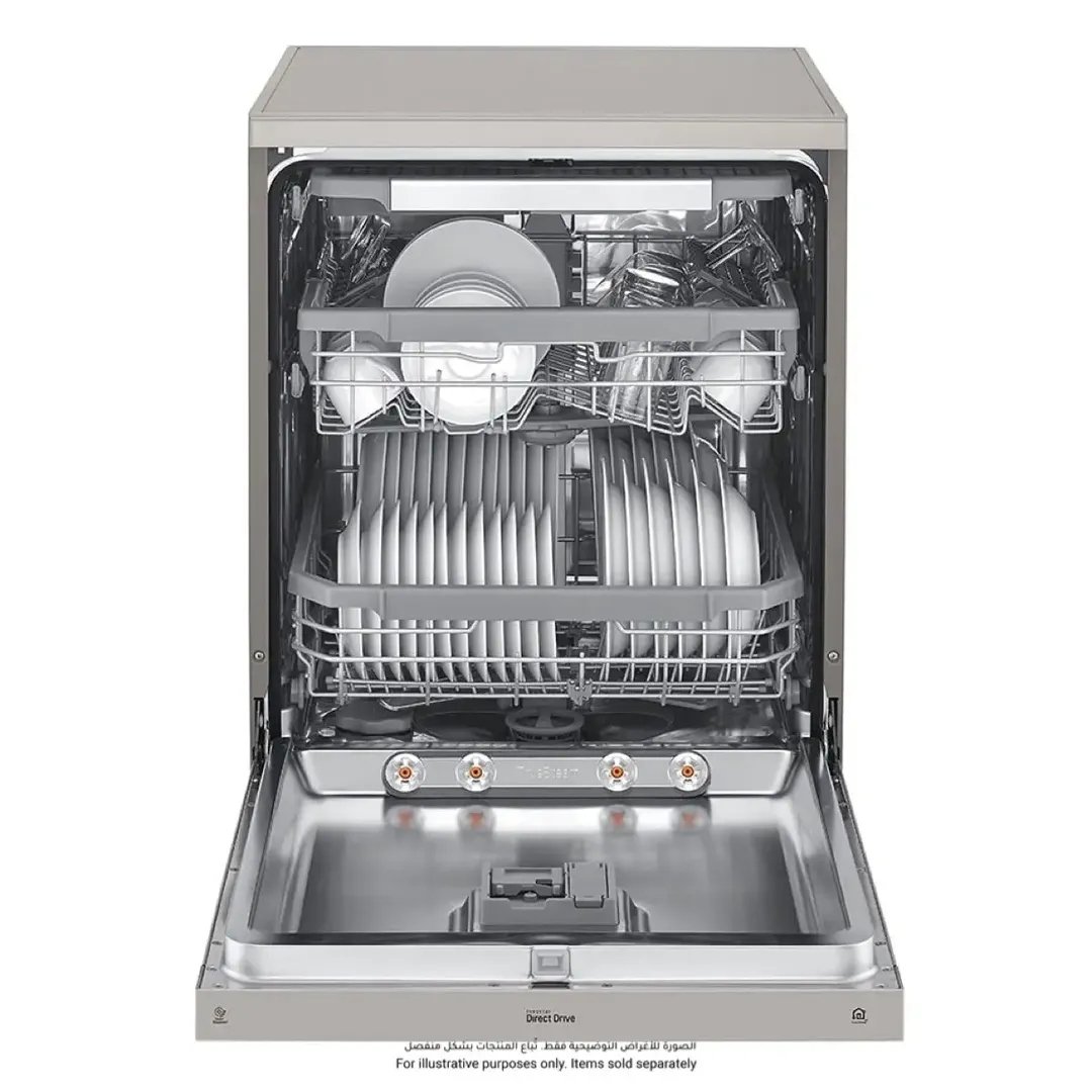 LG New QuadWash Steam Dishwasher, DFC435FP (14 Place Settings) - Image 8